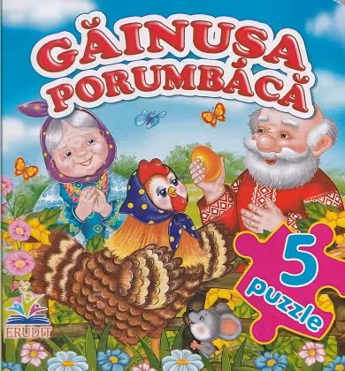 Carte cu puzzle Gainusa porumbaca