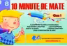 10 Minute de mate - Clasa 1