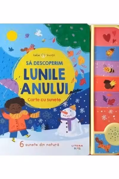BEBE INVATA. SA DESCOPERIM LUNILE ANULUI. Carte cu sunete (contine taxa verde)