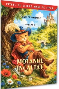 Motanul incaltat. Colectia Citesc cu litere mari de tipar. Editia a II-a