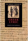 The Cambridge Companion to Greek Lyric