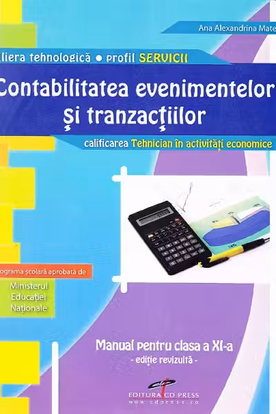 Contabilitatea evenimentelor și tranzacțiilor cls 11