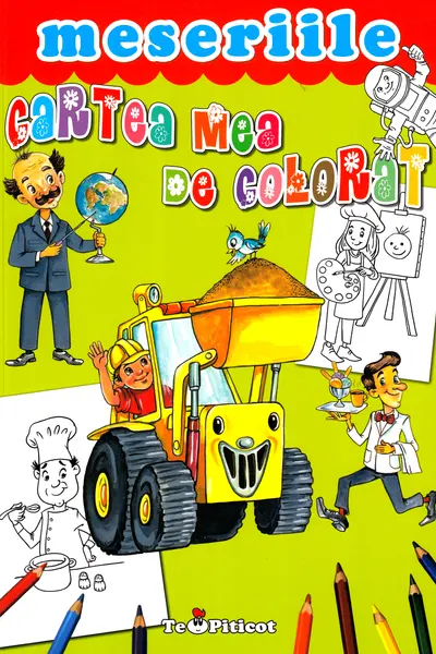 Cartea mea de colorat. Meseriile