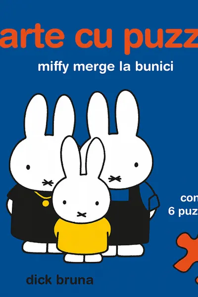 Miffy merge la bunici carte cu puzzle