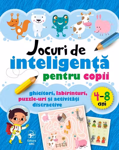 Jocuri de inteligenta pentru copii 4-8 ani