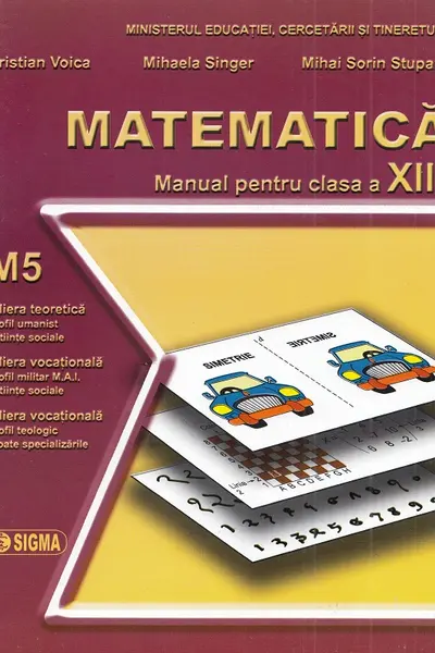 Matematică M5 - Clasa 12 - Manual