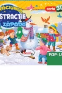 Craciunul. Distractie in zapada. Pop Up