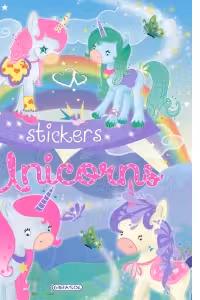 Unicorns stickers (bleu)