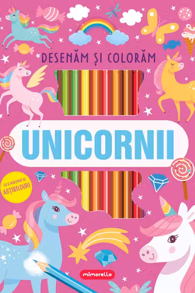 Unicornii-desenam si coloram
