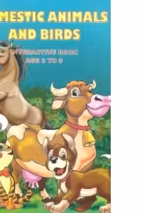 Domestic animals and birds - Interactive book age 3 to 8