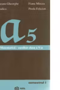 Matematica - Auxiliar pentru clasa a V-a (semestrul I)