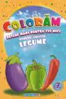 Colorăm desene mari pentru cei mici: Legume