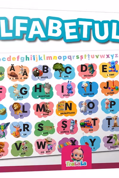 Alfabetul - Puzzle educativ 100 de piese