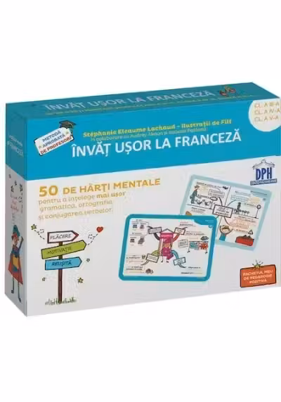 Invat usor la Franceza: 50 de harti mentale - Volumul II - Cls. a III-a, a IV-a, a V-a