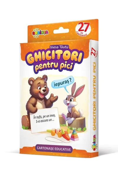 27 de cartonase educative. Ghicitori pentru pici