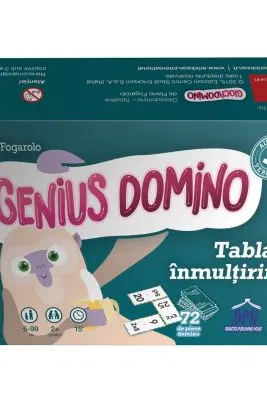 Genius domino. Tabla inmultirii