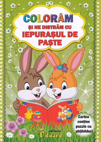 Colorăm și ne distrăm cu iepurașul de Paște