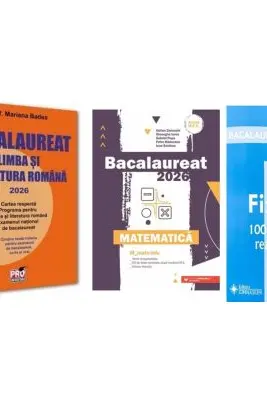 Pachet Bacalaureat 2026. Limba si literatura romana, Matematica M_Mate-Info si Fizica 100 variante rezolvate - Mariana Badea, Gheorghe Iurea, Doru Badiu
