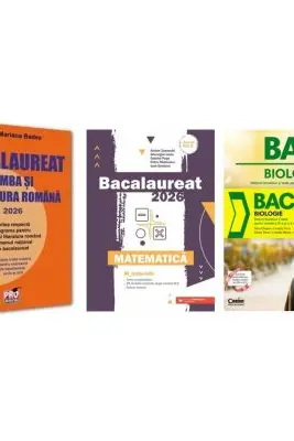 Pachet Bacalaureat 2026. Limba si literatura romana, Matematica M_Mate-Info si Biologie. Notiuni teoretice si teste pentru clasele 9-10 - Mariana Badea, Gheorghe Iurea, Silvia Olteanu