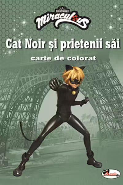 Cat Noir și prietenii săi. Carte de colorat