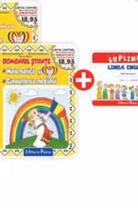 Pachet educational doua carti pe domenii 3-4 ani