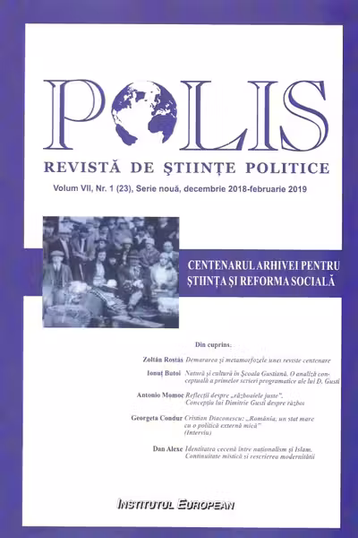 Polis Vol.7 Nr.1 (23). Serie nouă. Decembrie 2018