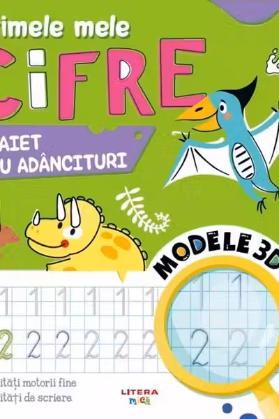 PRIMELE MELE CIFRE. Caiet cu adancituri