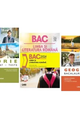 Pachet Bacalaureat 2026 Limba si literatura romana, Geografie si Istorie - Monica Cristina Anisie, Adrian Ilie Aichimoaie, Cristina Moldovan