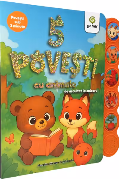 5 povesti cu animale de ascultat la culcare