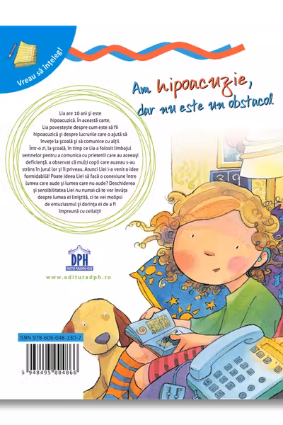 Am hipoacuzie, dar nu este un obstacol