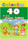 Colorăm 40 de imagini cu fructe și legume