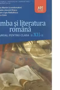 Limba si literatura romana - manual pentru clasa a XII-a (editia 2017)