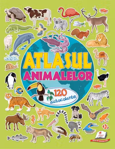 Atlasul animalelor cu autocolante
