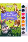 Disney. Iepurasi. Sa pictam impreuna! Carte de colorat cu pensula si acuarele