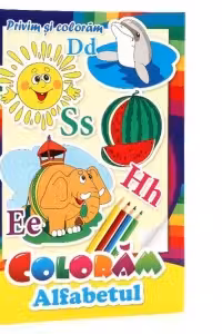 Privim si coloram. Coloram Alfabetul