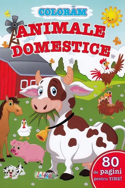 Colorăm animale domestice. 80 de pagini pentru tine!