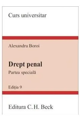 Drept penal. Partea speciala