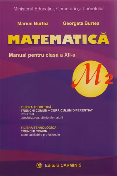 Matematică - Clasa 12 - M2 - Manual