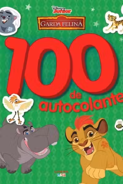 DISNEY JUNIOR. GARDA FELINA. 100 de autocolante