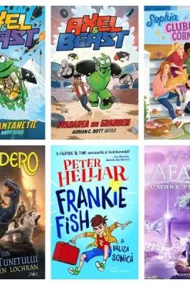Pachet format din 6 titluri Axel & Beast. Atacul antarctic, Evadarea din Grabbem, Sophia si Clubul Corner Park - Peter Helliar, Adrian C. Bott
