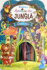 Colorez animale din jungla. Set pentru desen - Brijbasi
