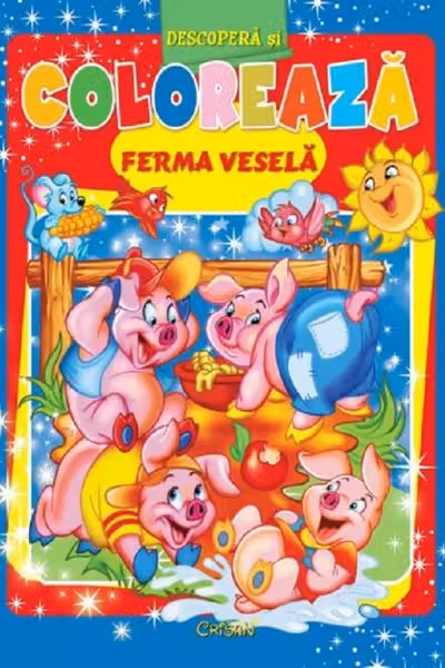 Ferma veselă. Descoperă și colorează