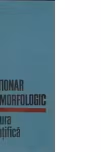 Dictionar geomorfologic cu termeni corespondenti in limbile franceza, germana, engleza, rusa