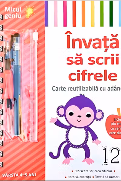Invata sa scrii cifrele