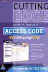 New Cutting Edge Upper Intermediate Student's Book with CD-ROM and MyLab Access Code