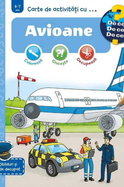 Carte de activitati cu... Avioane