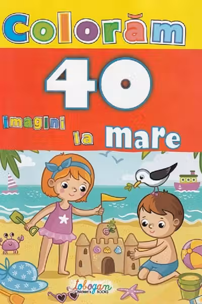 Colorăm 40 imagini. La mare
