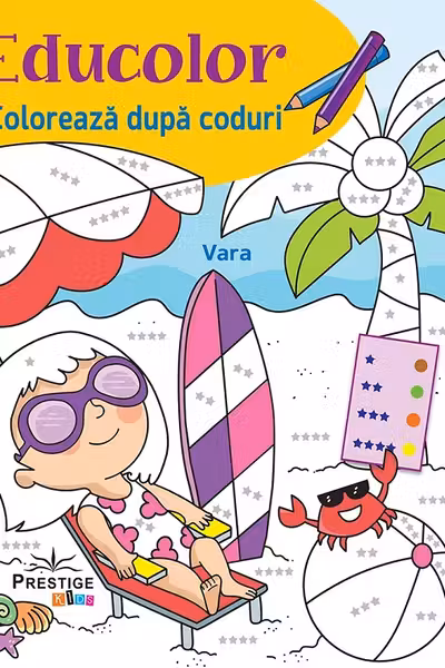 Educolor: Vara. Coloreaza dupa coduri