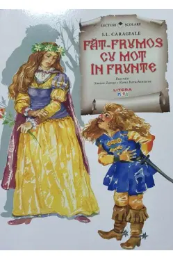 Lecturi scolare/ilustratii. Fat-Frumos cu mot in frunte.
