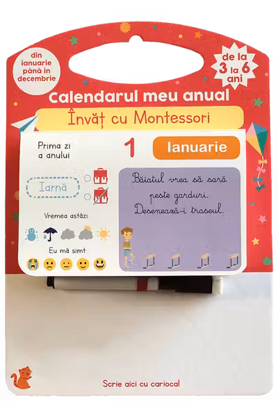 Invat cu Montessori - Calendarul meu anual